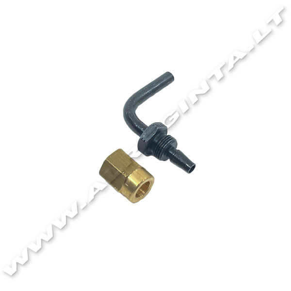 PVC SND vamzdelio sujungimo komplektas fi6 90 / PVC Vialle D5x3/16